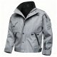Men's Casual  Jacket - Light Gray Water-resistant Outdoor Casual-style Coat